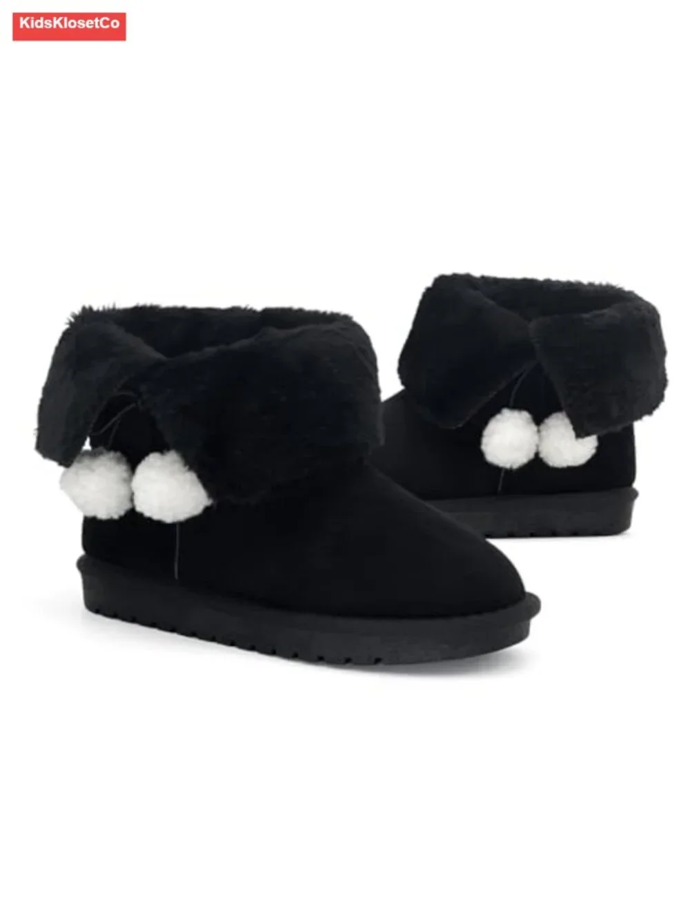 Girls Winter Snow Boots Fashion Ankle Booties for Toddler Kids